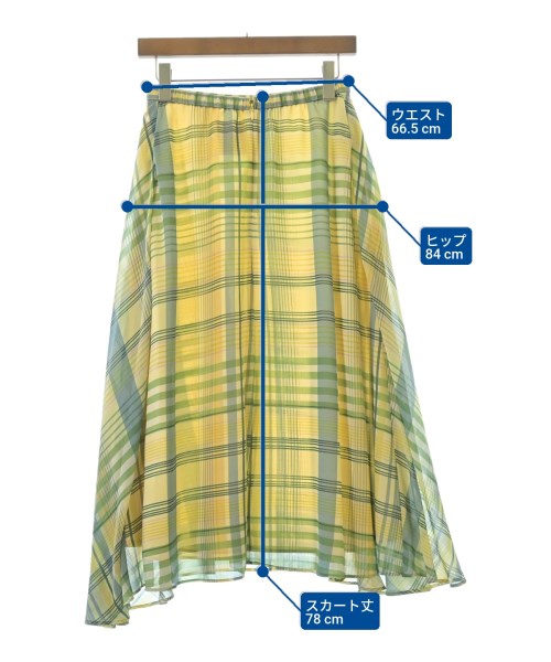 Sybilla（シビラ）ロング・マキシ丈スカート 黄 サイズ:M レディース/2200637308069