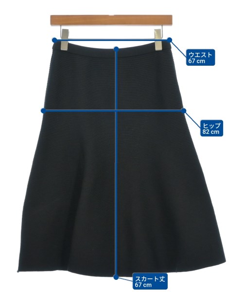 Sybilla（シビラ）ひざ丈スカート 黒 サイズ:M レディース/2200628910028