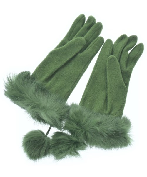 Sybilla（シビラ）手袋 緑 サイズ:- レディース/2200621110050
