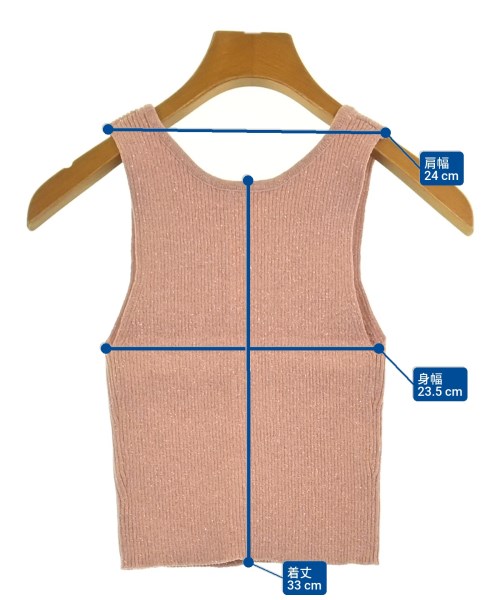 Anna Sui（アナスイ）タンクトップ ピンク サイズ:F レディース/2200611117120