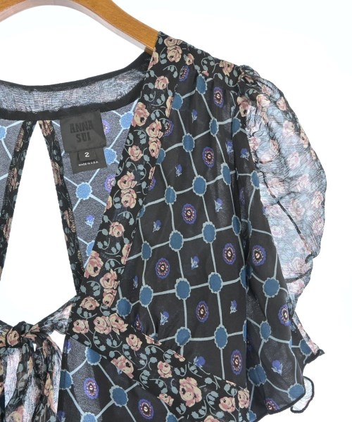 Anna Sui（アナスイ）ワンピース 黒 サイズ:2(M位) レディース/2200676798012