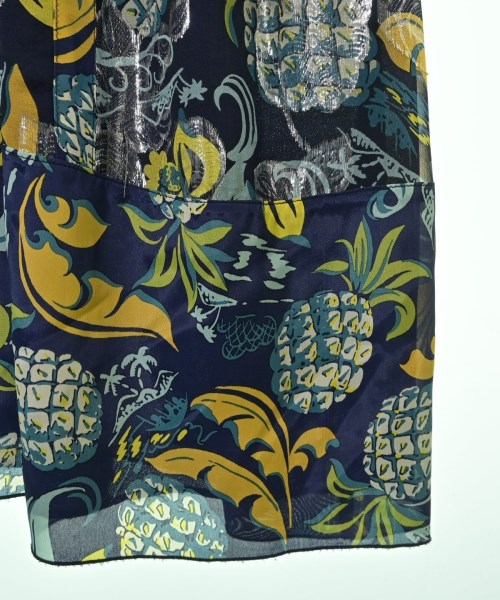 Anna Sui（アナスイ）ワンピース 紺 サイズ:4(XL位) レディース/2200676798029