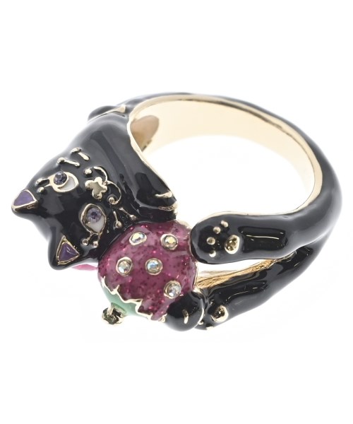 Anna Sui(アナスイ)リング 黒 サイズ:16号/2200677919065