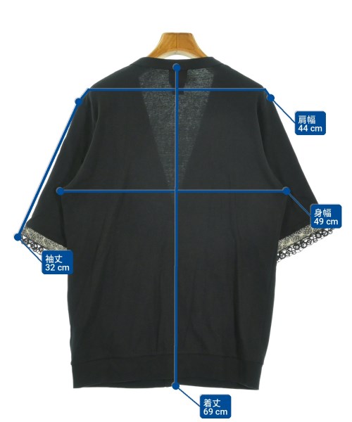Anna Sui（アナスイ）カーディガン 黒 サイズ:M/L レディース/2200728689015