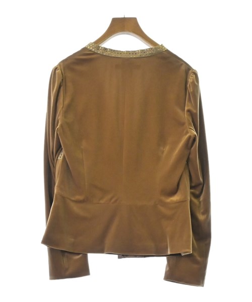 VIVIENNE TAM（ヴィヴィアンタム）ノーカラージャケット 茶 サイズ:38(M位) レディース/2200621529074