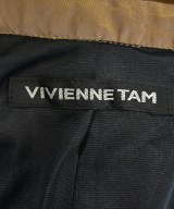 VIVIENNE TAM（ヴィヴィアンタム）ノーカラージャケット 茶 サイズ:38(M位) レディース/2200621529074