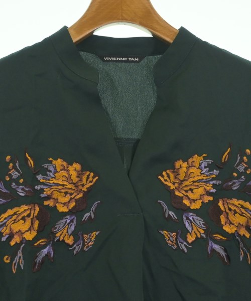 VIVIENNE TAM（ヴィヴィアンタム）ブラウス 緑 サイズ:38(M位) レディース/2200634597251