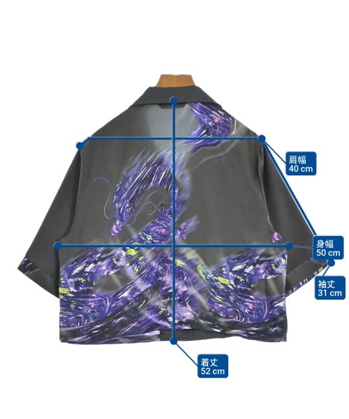 VIVIENNE TAM（ヴィヴィアンタム）カジュアルシャツ グレー サイズ:38(M位) レディース/2200639822112