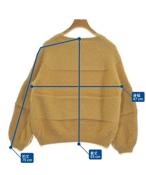 VIVIENNE TAM（ヴィヴィアンタム）ニット・セーター 茶 サイズ:38(M位) レディース/2200622111025