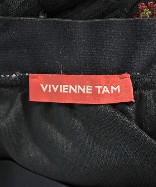 VIVIENNE TAM（ヴィヴィアンタム）ひざ丈スカート 黒 サイズ:40(M位) レディース/2200682066037