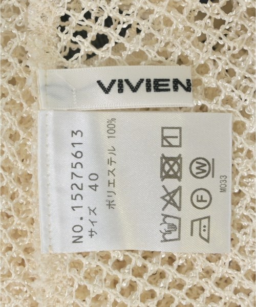 VIVIENNE TAM（ヴィヴィアンタム）カーディガン 白 サイズ:40(M位) レディース/2200698815032