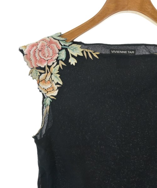 VIVIENNE TAM（ヴィヴィアンタム）ノースリーブ 黒 サイズ:1(S位) レディース/2200658287039