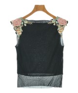 VIVIENNE TAM（ヴィヴィアンタム）ノースリーブ 黒 サイズ:1(S位) レディース/2200658287039