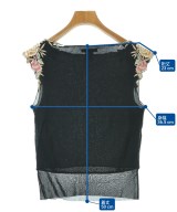 VIVIENNE TAM（ヴィヴィアンタム）ノースリーブ 黒 サイズ:1(S位) レディース/2200658287039