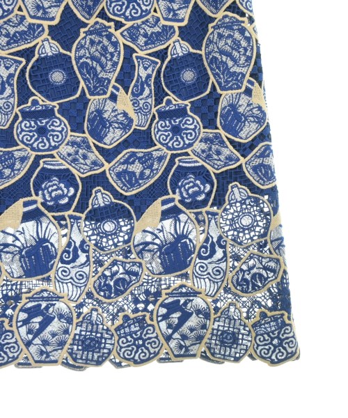 VIVIENNE TAM（ヴィヴィアンタム）ロング・マキシ丈スカート 青 サイズ:42(L位) レディース/2200641163036