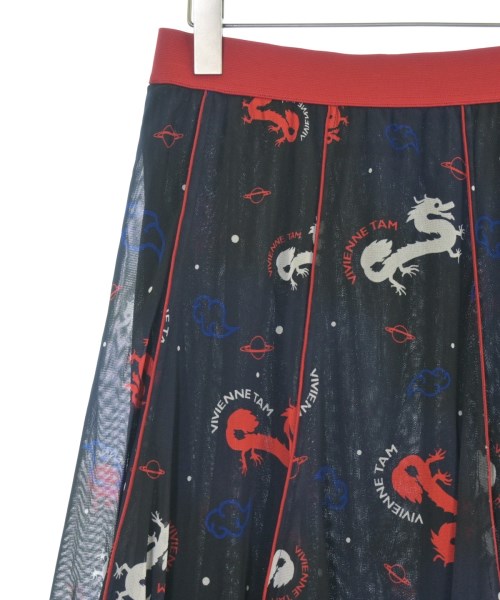 VIVIENNE TAM（ヴィヴィアンタム）ロング・マキシ丈スカート 黒 サイズ:40(M位) レディース/2200641163043