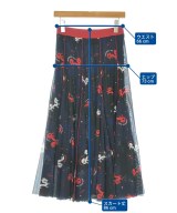 VIVIENNE TAM（ヴィヴィアンタム）ロング・マキシ丈スカート 黒 サイズ:40(M位) レディース/2200641163043