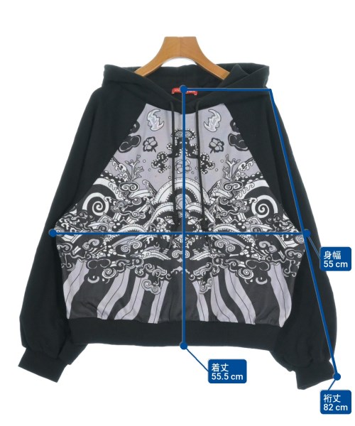 VIVIENNE TAM（ヴィヴィアンタム）パーカー 黒 サイズ:42(L位) レディース/2200641163166