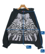 VIVIENNE TAM（ヴィヴィアンタム）パーカー 黒 サイズ:42(L位) レディース/2200641163166