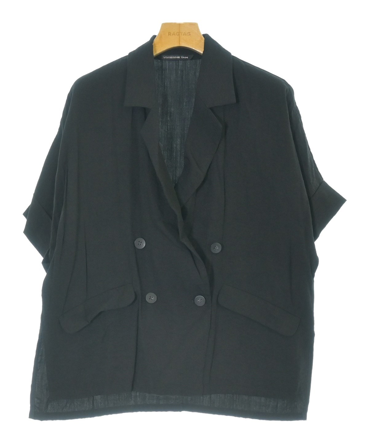 VIVIENNE TAM（ヴィヴィアンタム）ジャケット 黒 サイズ:38(M位