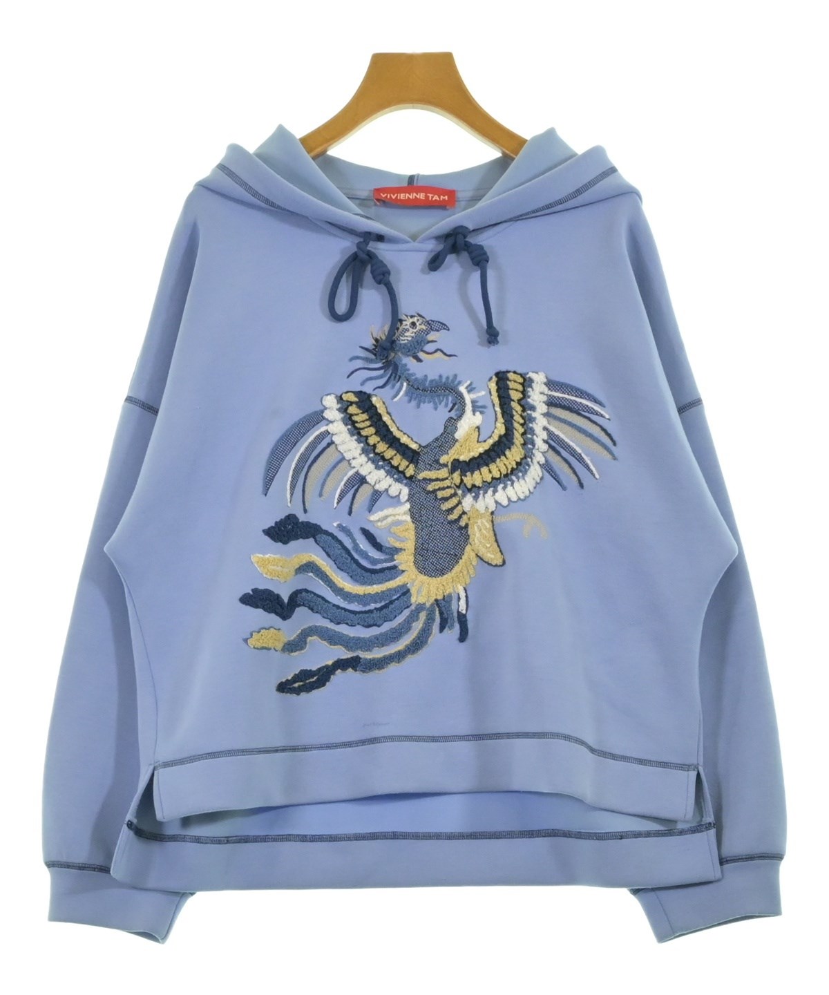 VIVIENNE TAM（ヴィヴィアンタム）パーカー 青 サイズ:40(M位
