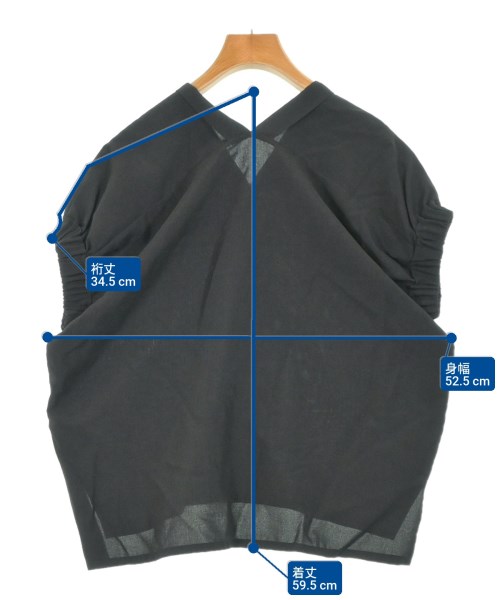 VIVIENNE TAM（ヴィヴィアンタム）ブラウス 黒 サイズ:38(M位) レディース/2200666906120