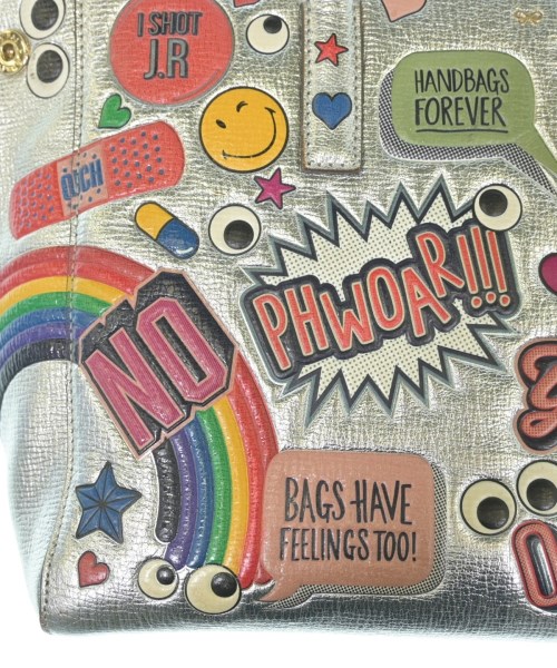 ANYA HINDMARCH（アニヤ　ハインドマーチ）トートバッグ シルバー サイズ:- レディース/2200636735019
