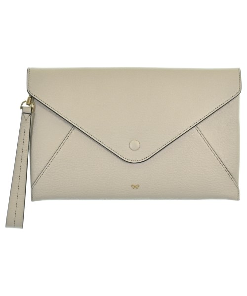 ANYA HINDMARCH(アニヤ　ハインドマーチ)クラッチバッグ ベージュ サイズ:-/2200673234209