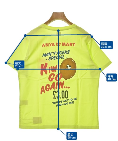 ANYA HINDMARCH（アニヤ　ハインドマーチ）Tシャツ・カットソー 黄 サイズ:F レディース/2200695511210