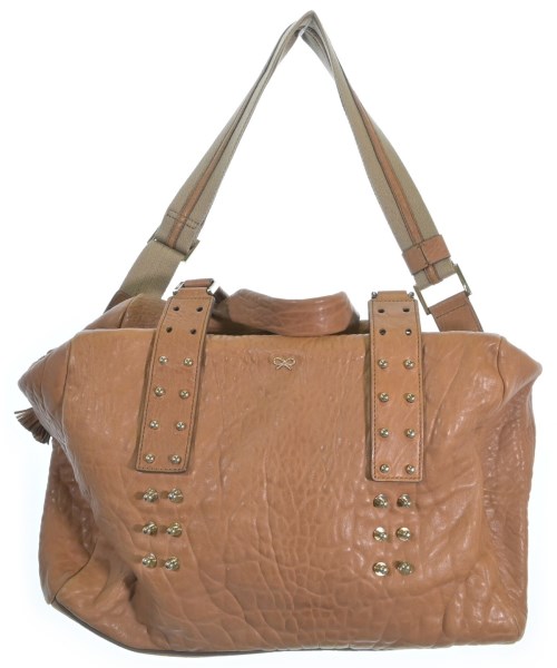 ANYA HINDMARCH（アニヤ　ハインドマーチ）ボストンバッグ ベージュ サイズ:- レディース/2200644156127