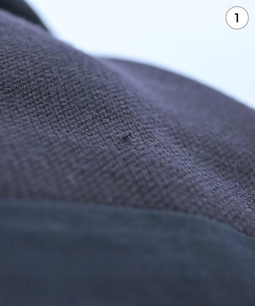 ANYA HINDMARCH（アニヤ　ハインドマーチ）ノーカラージャケット 紺 サイズ:L レディース/2200653591094