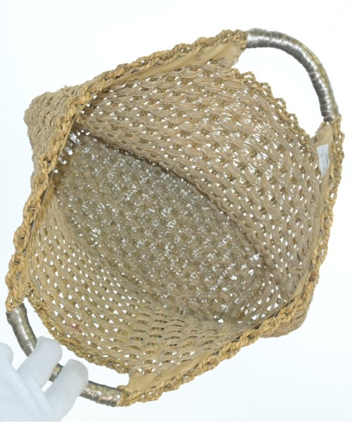 ANYA HINDMARCH（アニヤ　ハインドマーチ）かごバッグ ベージュ サイズ:- レディース/2200667532212