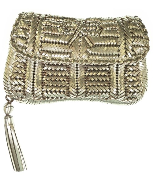 ANYA HINDMARCH(アニヤ　ハインドマーチ)クラッチバッグ ゴールド サイズ:-/2200667502062