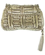 ANYA HINDMARCH（アニヤ　ハインドマーチ）クラッチバッグ ゴールド サイズ:- レディース/2200667502062