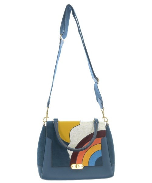 ANYA HINDMARCH（アニヤ　ハインドマーチ）ハンドバッグ 青 サイズ:- レディース/2200719876011