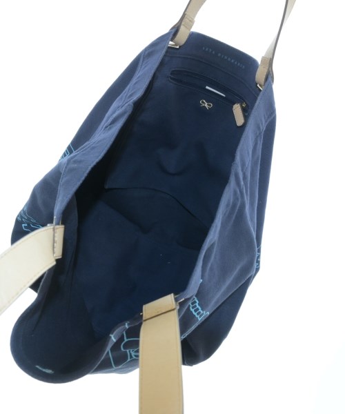 ANYA HINDMARCH（アニヤ　ハインドマーチ）トートバッグ 紺 サイズ:- レディース/2200720360295