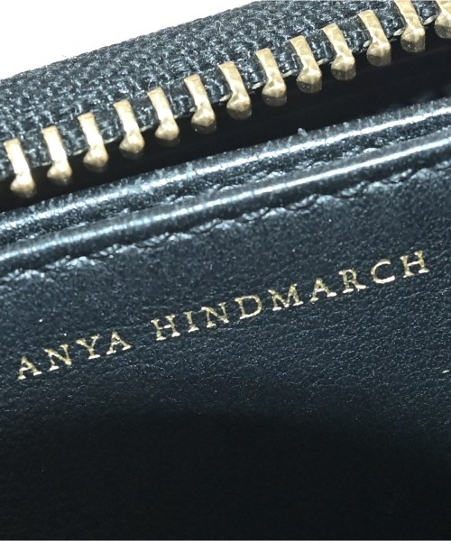 ANYA HINDMARCH（アニヤ　ハインドマーチ）財布・コインケース 黒 サイズ:- レディース/2200686735694
