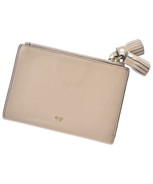 ANYA HINDMARCH(アニヤ　ハインドマーチ)財布・コインケース ベージュ サイズ:-/2200687383023