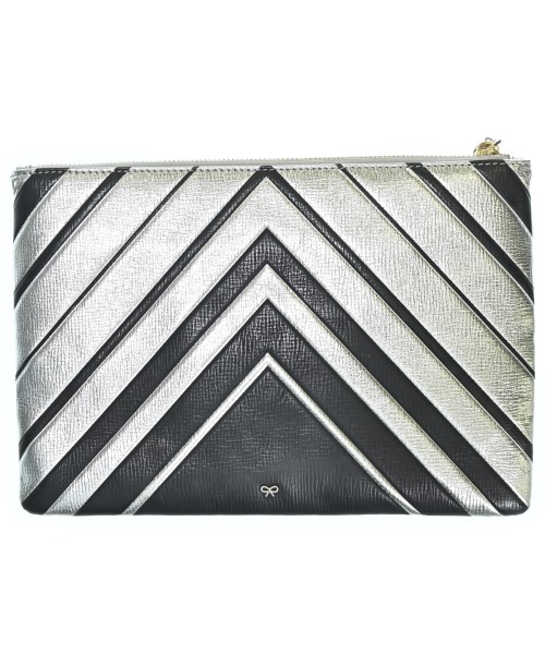 ANYA HINDMARCH（アニヤ　ハインドマーチ）クラッチバッグ シルバー サイズ:- レディース/2200684521145