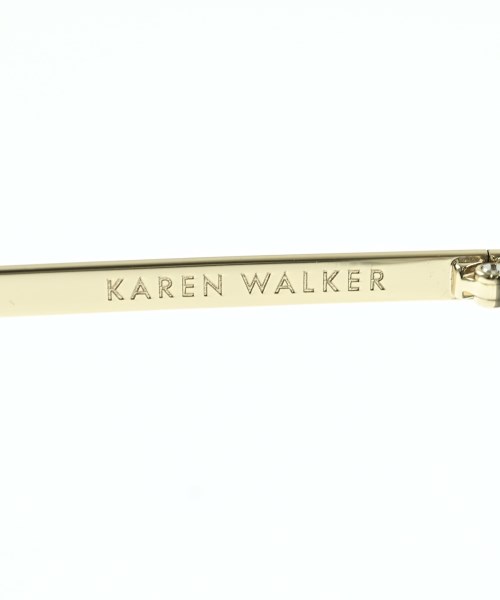KAREN WALKER（カレン　ウォーカー）サングラス ゴールド サイズ:- レディース/2200715170113