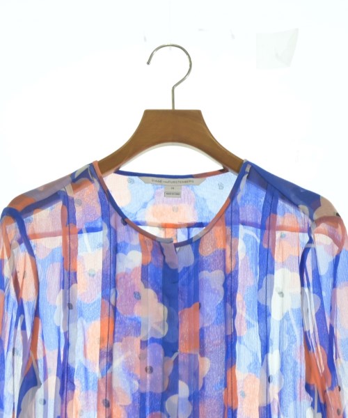 DIANE von FURSTENBERG（ダイアンフォンファステンバーグ）カジュアルシャツ 青 サイズ:US10(XL位) レディース/2200639139081