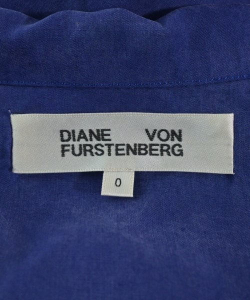 DIANE von FURSTENBERG（ダイアンフォンファステンバーグ）シャツワンピース 青 サイズ:0(M位) レディース/2200624855057
