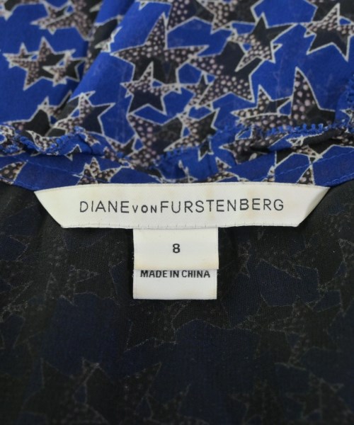 DIANE von FURSTENBERG（ダイアンフォンファステンバーグ）ブラウス 青 サイズ:US8(L位) レディース/2200610510038
