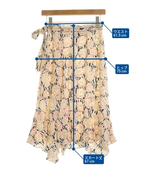 DIANE von FURSTENBERG（ダイアンフォンファステンバーグ）ロング・マキシ丈スカート ベージュ サイズ:0(S位) レディース/2200613013024