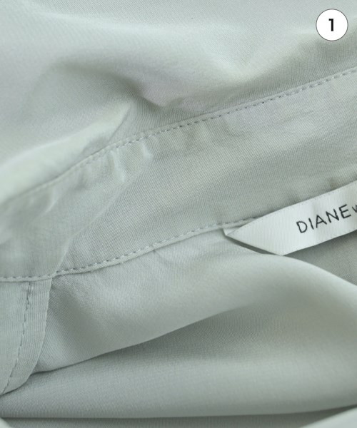DIANE von FURSTENBERG（ダイアンフォンファステンバーグ）ブラウス グレー サイズ:P(XS位) レディース/2200678895030