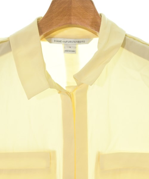 DIANE von FURSTENBERG（ダイアンフォンファステンバーグ）カジュアルシャツ 黄 サイズ:S レディース/2200680439017