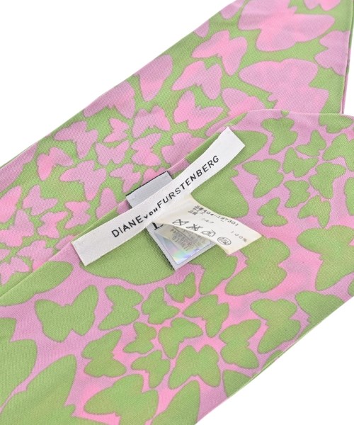 DIANE von FURSTENBERG（ダイアンフォンファステンバーグ）バンダナ・スカーフ 緑 サイズ:- レディース/2200635008114