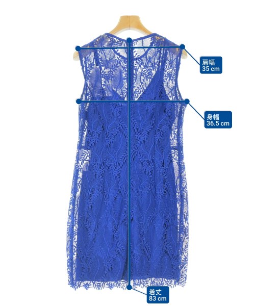 DIANE von FURSTENBERG（ダイアンフォンファステンバーグ）ワンピース 青 サイズ:2(M位) レディース/2200637563086