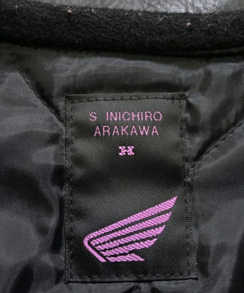 SHINICHIRO ARAKAWA（シンイチロウ　アラカワ）スタジャン 黒 サイズ:M メンズ/2200686452010
