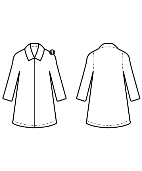 SLOW◎GUN（スローガン）ダッフルコート グレー サイズ:-(M位) メンズ/2200631290025